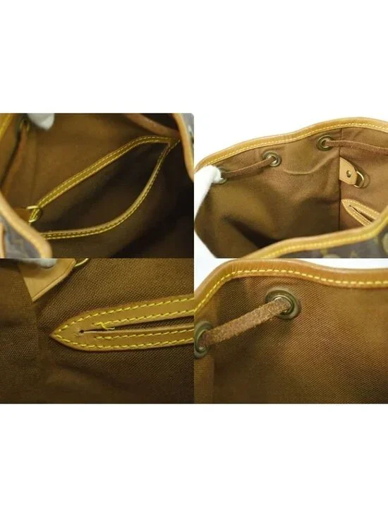 Louis Vuitton Montsouris MM Rucksack Sac Backpack Monogram Brown - Picture 8 of 9
